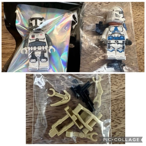 Lego Star Wars Minifigure Lot: Imperial Commando, 501st Clone Trooper & B1 Droid - Picture 1 of 13