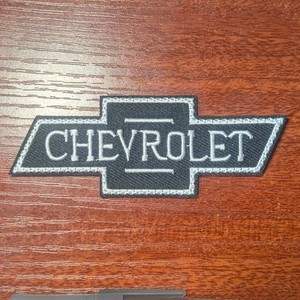 Patch Chevrolet Motorsport Ricamato 12x4.5in – Cucire O Stirare, Alta Qualità