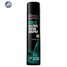 L'Or al Paris Advanced Hairstyle LOCK IT Weather Control Hairspray, 8.25 oz.