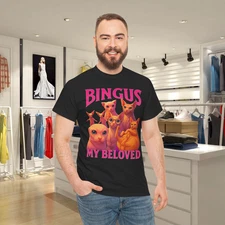 Bingus My Beloved Funny Sphinx Cat Meme Bootleg Graphic T-Shirt