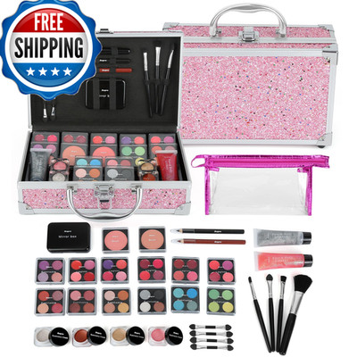 Anpro All-In-One Makeup Kit For Girls 10-12 Case Pro Teen Makeup Set Tween