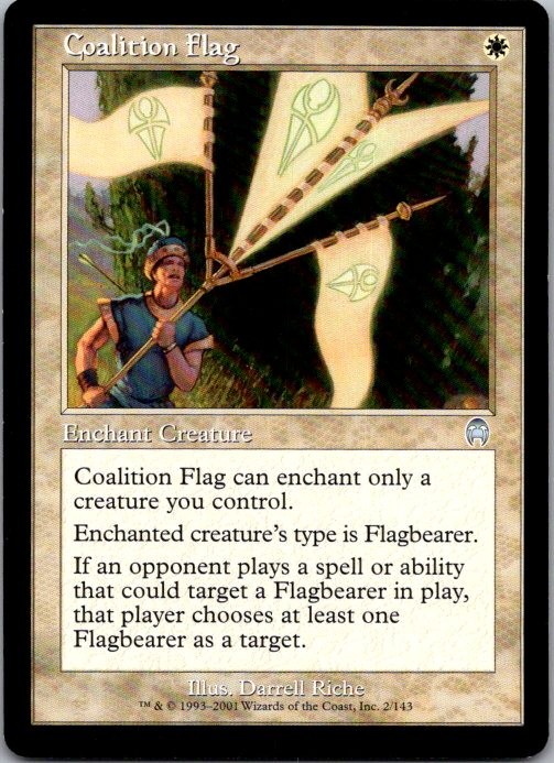 Coalition Flag 2 Uncommon Apocalypse Magic: The Gathering Near Mint