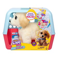Little Live Pets Ouchies Cooper the Retriever Puppy Dog Pet Playset Toy Plush