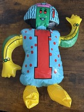 1993 The Letter People Inflatable Huggable Ms. I "Incredible Inventor"