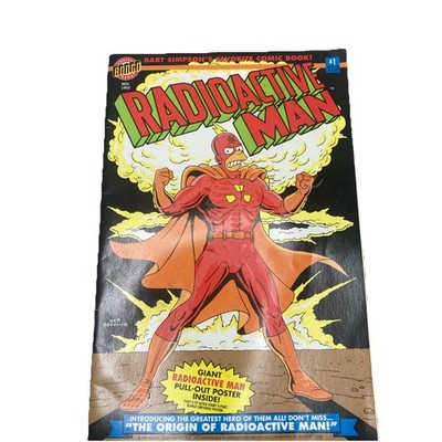 Radioactive Man #1 1993 Bongo Glow in the Dark Cover - Poster Included!