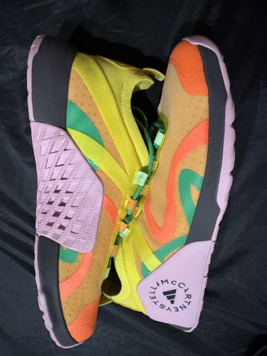 Tenis Adidas Stella McCartney x Dropset Naranja Hazy Rosa Verdadero W Talla 10 IG1144 - Imagen 2 de 5