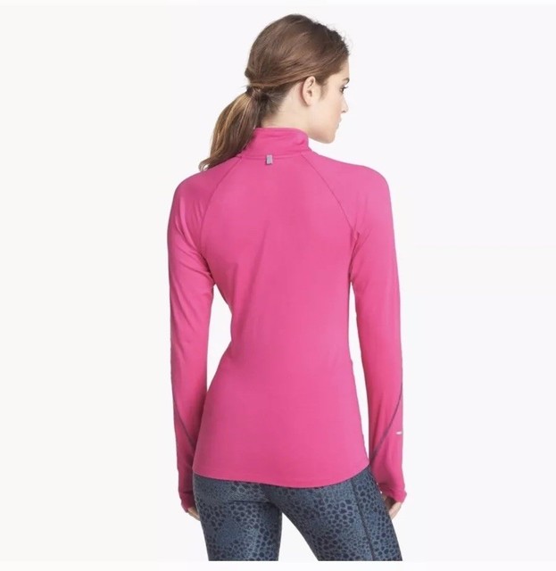 Nike Dri Fit Womens Small Pink 1/4 Zip Pullover Half Zip Fleece Hooded Top | eBay