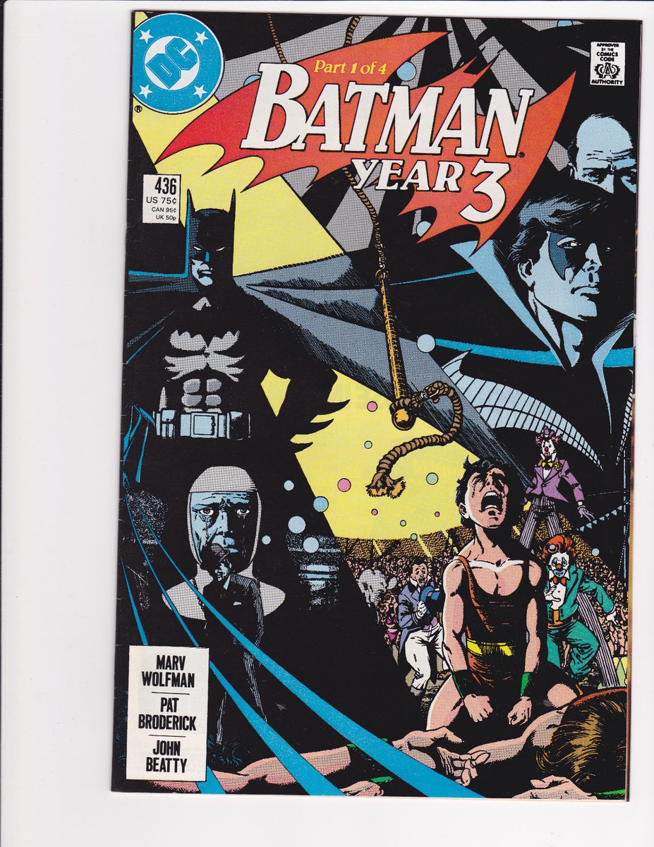 Batman Year 3 Part #1-4 Set DC Comics #436 #437 #438 #439 | eBay