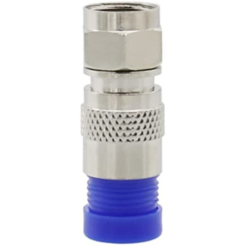 3Pcs RG6 Compression connectors Adapter RF coaxial Cable Converter F Connector - Picture 3 of 3