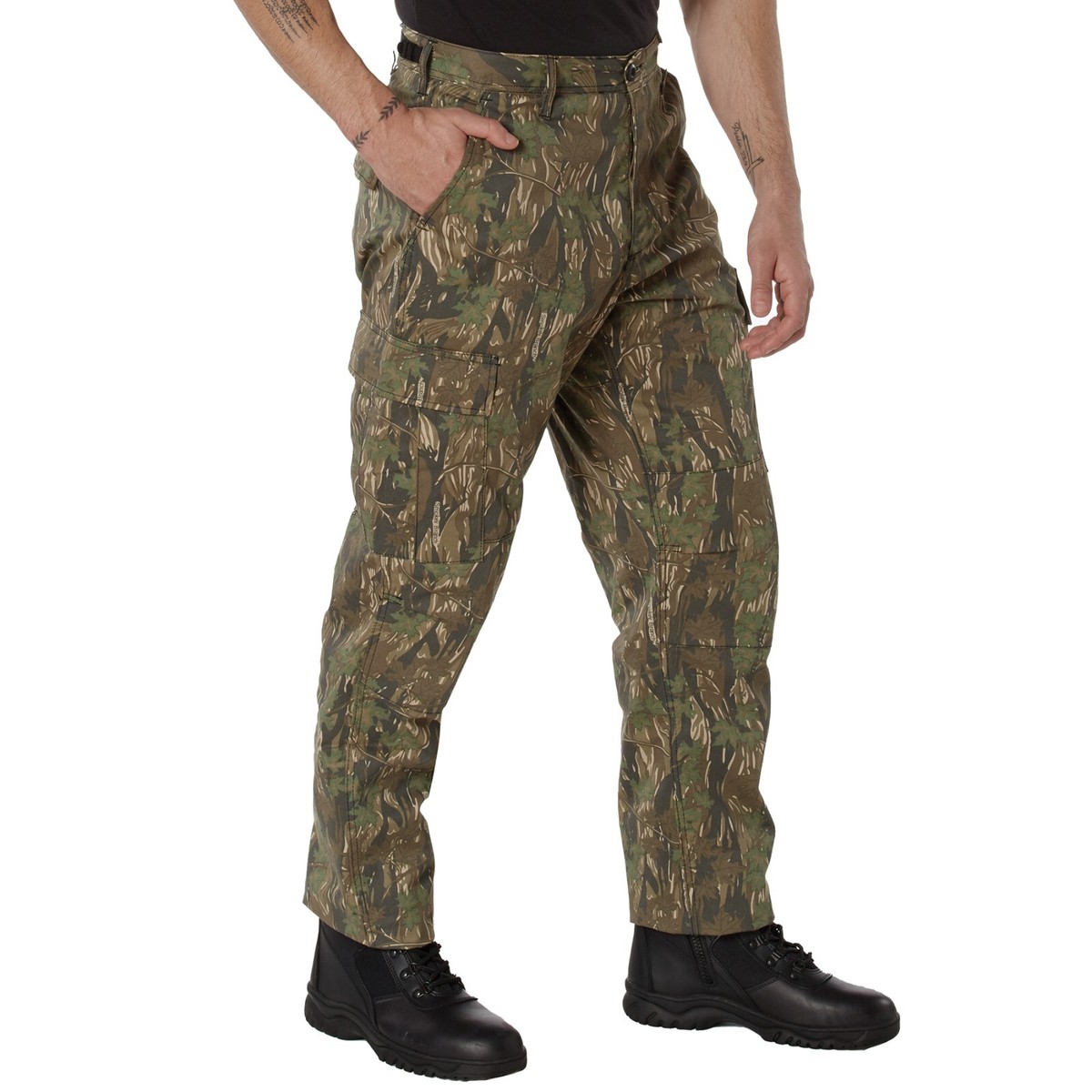Mens Smokey Branch Camouflage Military Style BDU Cargo Pants