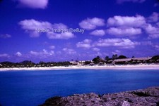 Saint Martin Beach Scene Clouds Blue Skies Caribbean Kodachrome 1975 35 mm extensión