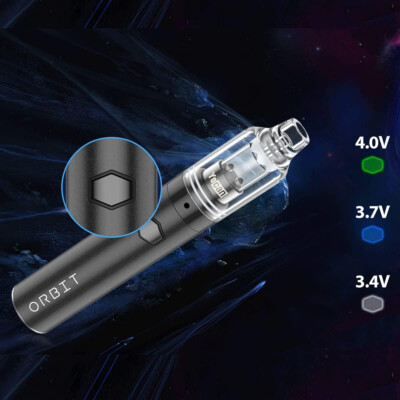 elfbar elfa master akku Yocan Orbit Wax Pen, 1700mAh USB-C, Variable Voltage, Coil-less Quartz Cups