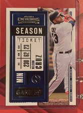 2020 Contenders Base Season Ticket #53 Nelson Cruz - Minnesota Twins
