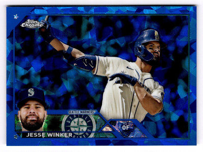 2022 Topps Chrome Sapphire Jesse Winker #306 Seattle Mariners | eBay