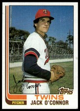 1982 Topps Jack O'Connor #353