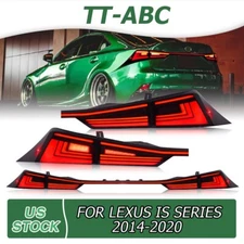 TT-ABC For 2014-20 Lexus IS250 300 350 500 ISF 200T LED Tail Lights & Trunk Lamp