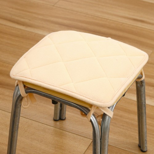 1X Non Slip Seat Cushion Stool Chair Pad Quilted Lace Up Indoor School Chair Pad - Picture 6 of 15