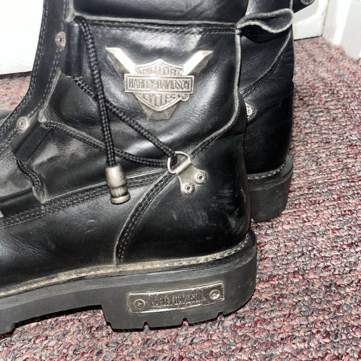 Harley Davidson boots Mens size 12 #81680. Front Zip Up Harley Davidson boots Mens size 12 #81680. Front Zip Up