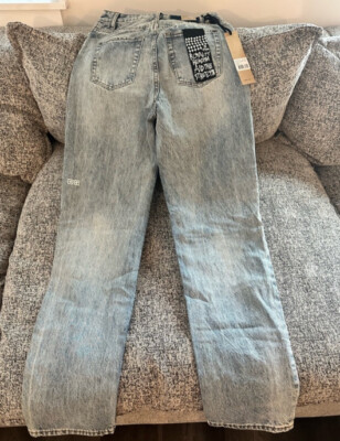 Ksubi women's playback Skream Trashed denim size 26 brand new