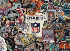 SUPER BOWL NFL PATCH THE OFFICIAL COLLECTION - DANBURY MINT / WILLABEE AND WARD