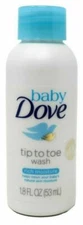 Baby Dove Tip to Toe Wash & Shampoo Rich Moisture, Travel Size, Lot of 2