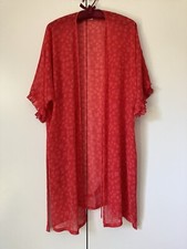 Josie by Natori Women s Robe Size S Sheer Floral Print