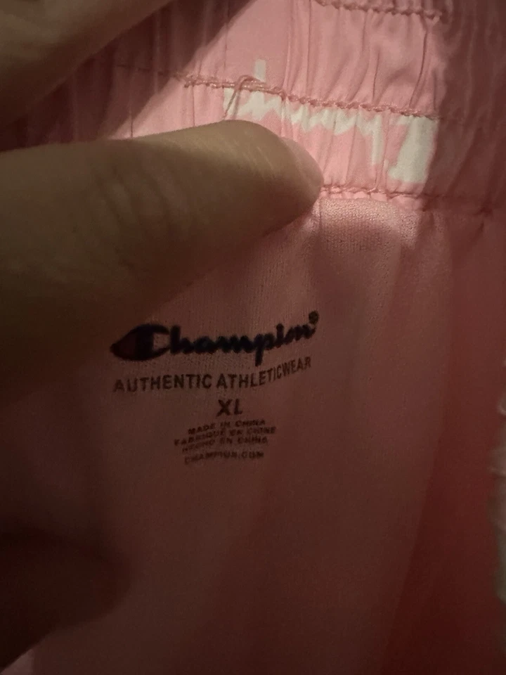 Champion Pink/White Girl's Shorts Youth XL - Image 4 of 4