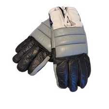 Aris Vintage Leather Fur Lined Winter Gloves Ladies Women's Size Large Ski Snow