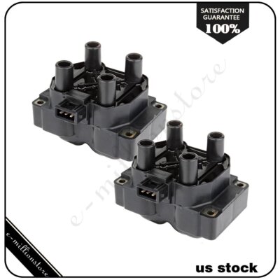 2 Pcs Ignition Coils fits 1995 Kia Sportage SOHC 1999 Land Rover UF306