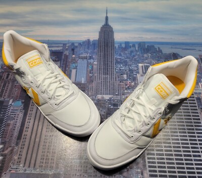 Converse Fastbreak Pro Mid Top White/Light Yellow Mens Size 10 A08687c New