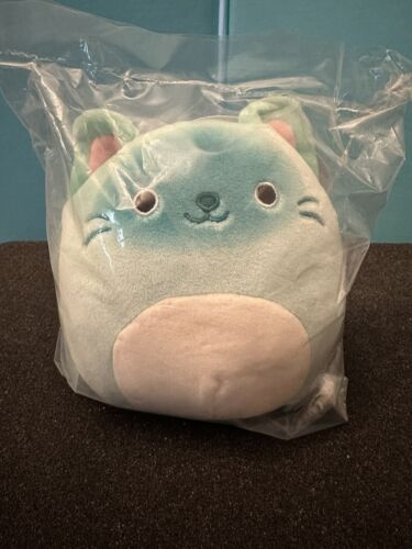 NEW IN BAG Squishmallows Kellytoy Plush Sigrid The Blue Cat  5" Inch - Picture 1 of 2