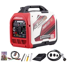 4KW Portable Dual Fuel Generator Inverter LPG/Gas  Bluetooth E-Start 58dB