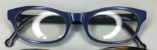Vintage 1990  s L.A.Eyeworks Eyeglasses Reva 712 Blue Party Demo - Fast Shipping