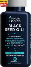 Black Seed Oil, Cold Pressed, Rich Source of Omega 6 & 9 Essential Fatty Acids, 