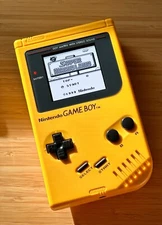 Nintendo Game Boy Original DMG IPS Backlit Backlight Yellow Play it Loud System