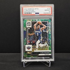 2022 Panini Donruss Optic CJ McCollum Dragon Choice #179 PSA 10 GEM MT