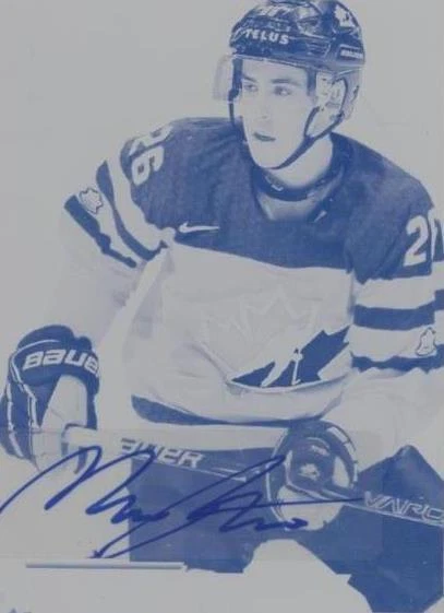 Autographed Printing Plate Cyan