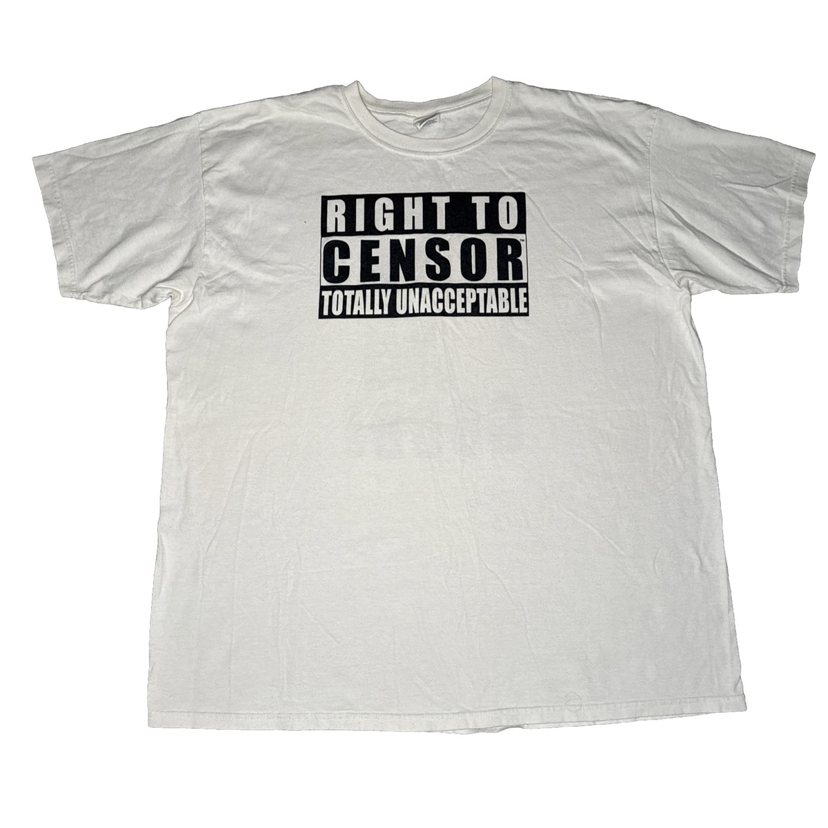 ◆DNSR◆ Violent T-shirt white I-KNOW-THE-DJ-S-S-