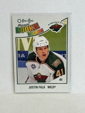 Justin Falk 2010-11 O-Pee-Chee Marquee Rookie Card # 505
