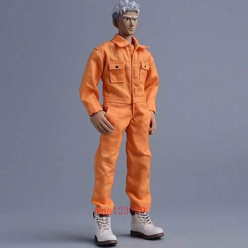 1/12 Scale Overall Jumpsuit Clothes Model for 6" SHF Nota VTOYS Male Figure - Picture 3 of 22