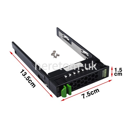4PCS Fujitsu RX200 RX300 RX350 S6 S7 S8 2.5" SAS Tray Caddy A3C40135103 - Afbeelding 14 van 14