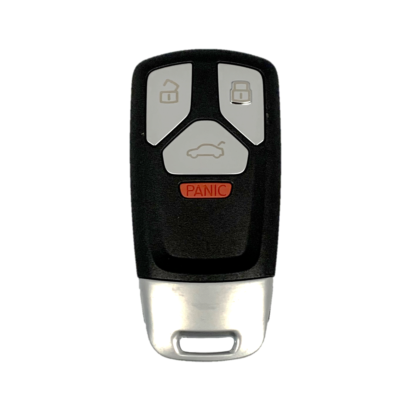 OEM AUDI Keyless Remote Fob 4 Button + UNCUT Key Insert IYZAK01