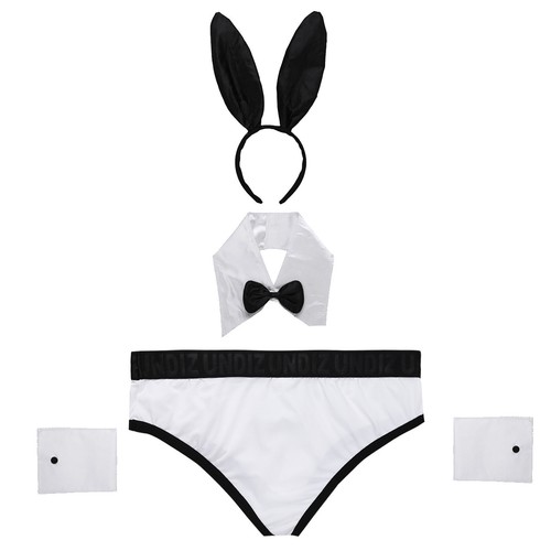 Lencería de esmoquin para hombre ropa interior camarero caballero disfraz conejito juegos con disfraces - Imagen 31 de 43