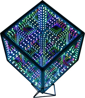 Infinity Hyper Cube LED Light LED Controller with Stand, Controller & Sound &