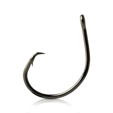 Demon Offset Circle, 1X Strong - Black Nickel-Size 2/0 - Pack of 25