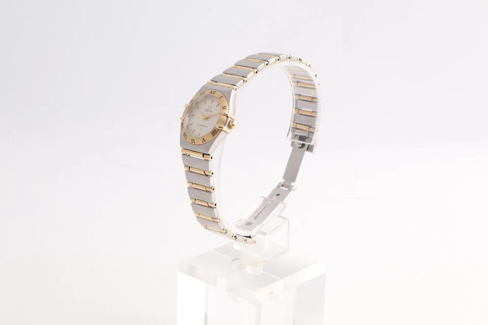 Omega Constellation Two Tone Quartz 24mm Steel Women's Watch - Image 3 of 4