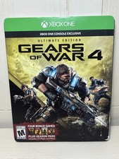 Gears of War 4: Ultimate Edition Microsoft Xbox One, 2016 CIB W/stickers/codes