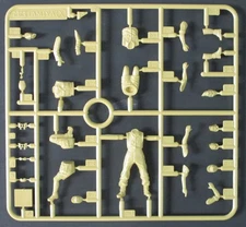 Tamiya 1/35th Scale Afrika Korps Sd Kfz 222 - Parts Tree X from Kit No. 35286