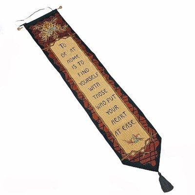 Lake Getaway To Be Home Put Your Heart At Ease Tapestry Wall Hanging Bellpull