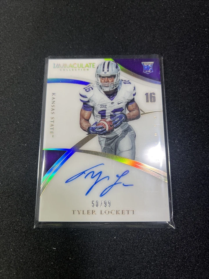 2015 Panini Immaculate Collegiate Tyler Lockett Rookie Auto # 50/99 - Image 2 of 4